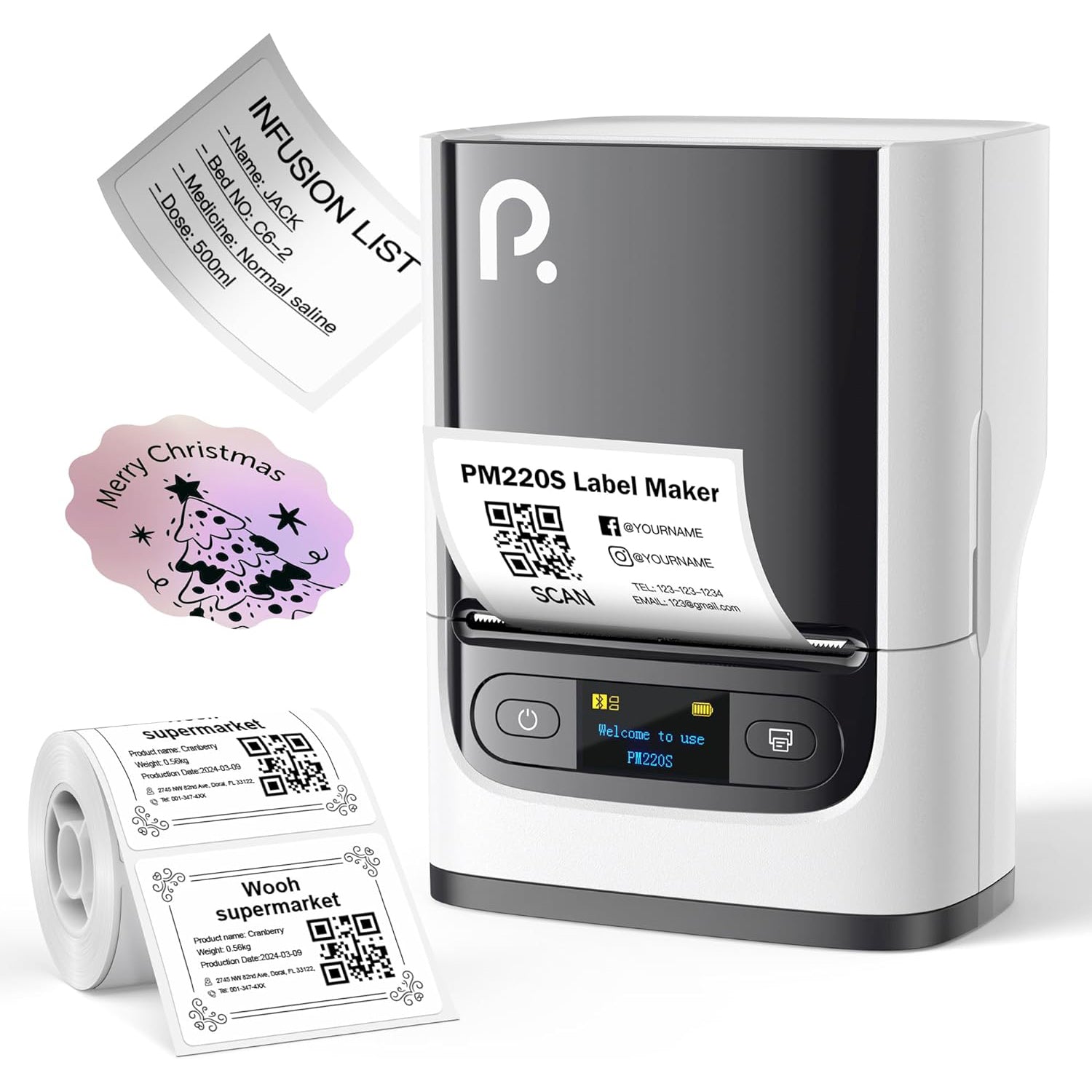 Thermal label order printer