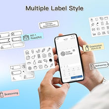Load image into Gallery viewer, POLONO P31S Label Maker Machine with Tape, Portable Bluetooth Label Printer for Organizing Storage Office Home, Sticker Maker Mini Label Maker with Multiple Templates, Pink
