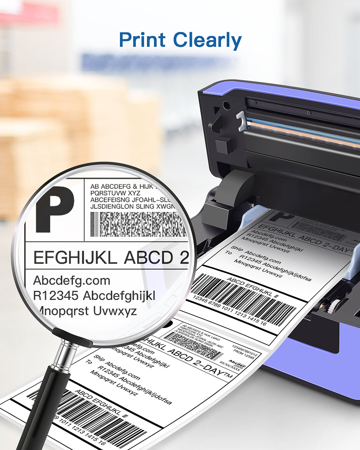 Thermal Label Printer - iDPRT outlet SP410 Thermal Shipping Label Printer, 4x6 Label Pr